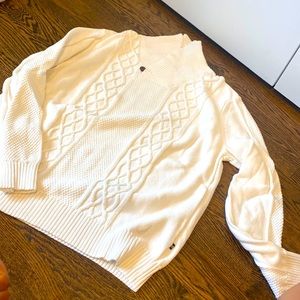 NWOT Nautica White Sweater